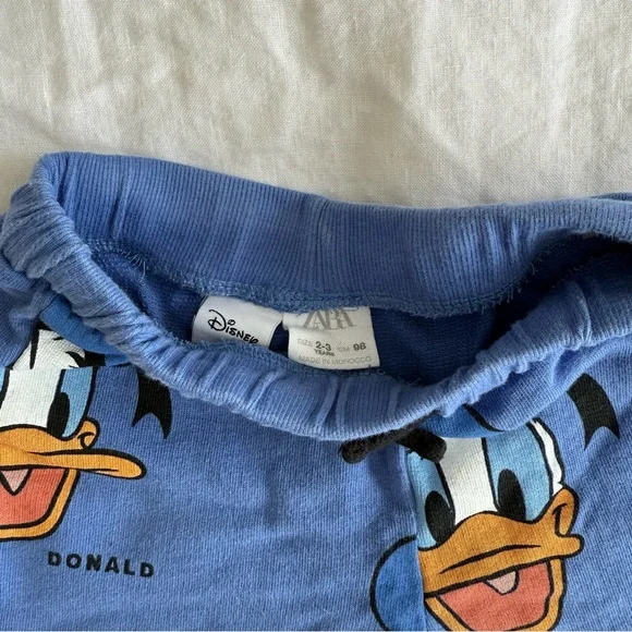 EUC Zara Disney Donald Duck Set - Size 2-3 Year - Picture 6 of 7